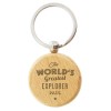 Hampers and Gifts to the UK - Send the Personalised The Worlds Greatest Wooden Keyring